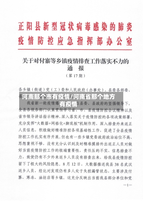 河南那个市有疫情/河南省那个地方有疫情-第3张图片