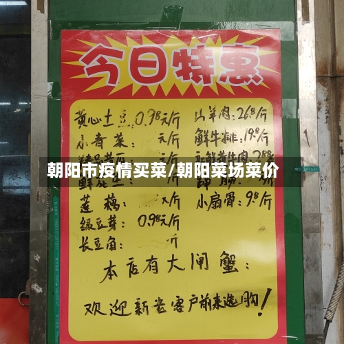 朝阳市疫情买菜/朝阳菜场菜价