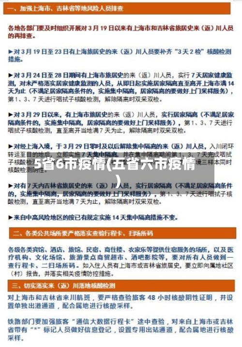 5省6市疫情(五省六市疫情)-第1张图片