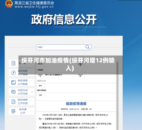 绥芬河市加油疫情(绥芬河增12例输入)-第2张图片